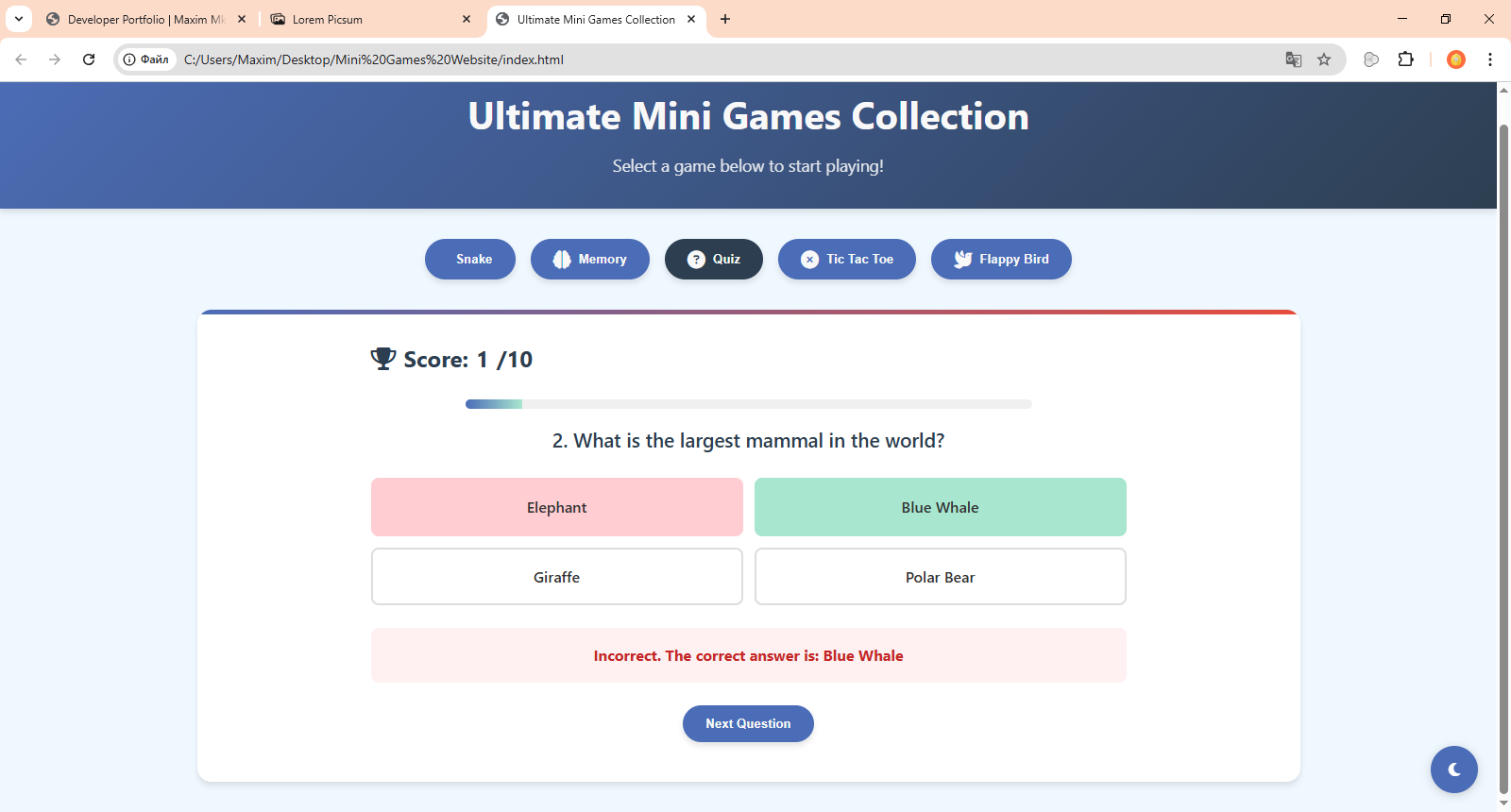 Puzzle Game